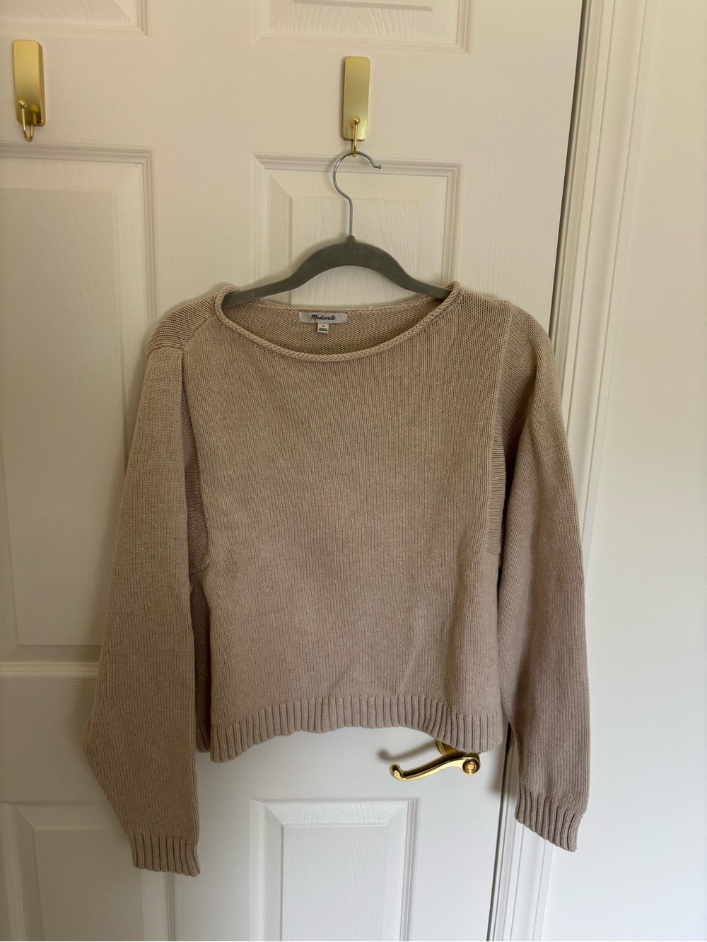 Madewell Cream Crewneck Sweater - Women